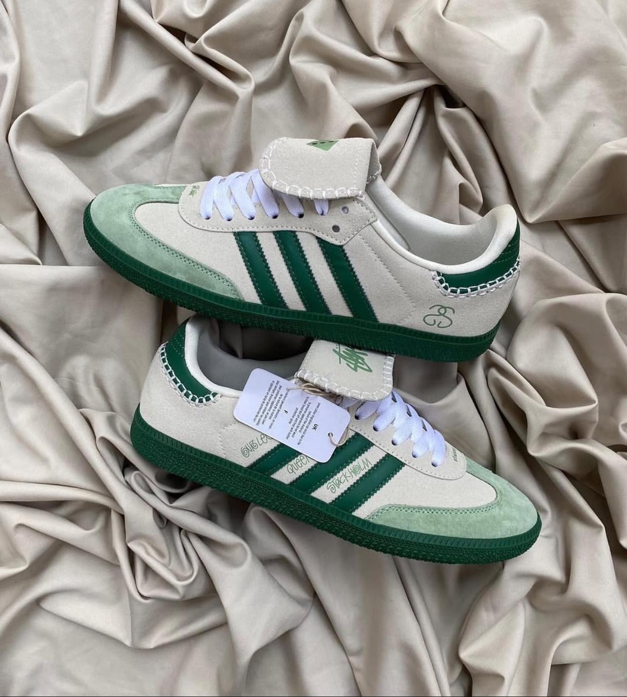 Adidas Samba x Stussy Green