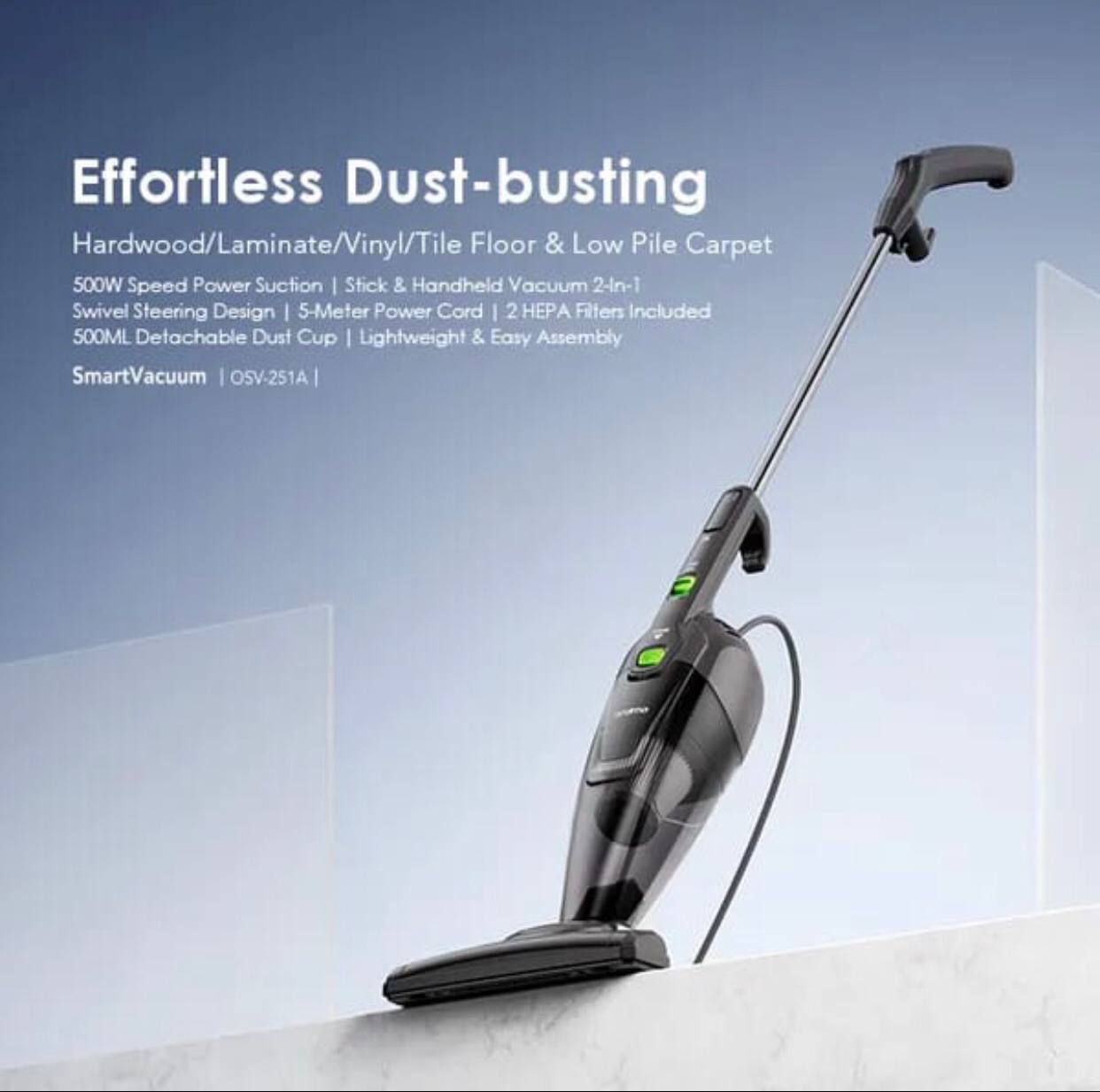 Oraimo Smart 5M Corded Vacuum Cleaner