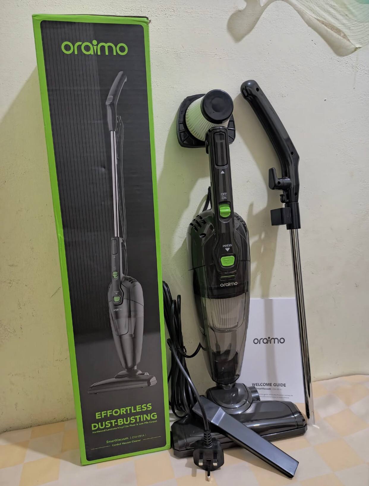 Oraimo Smart 5M Corded Vacuum Cleaner